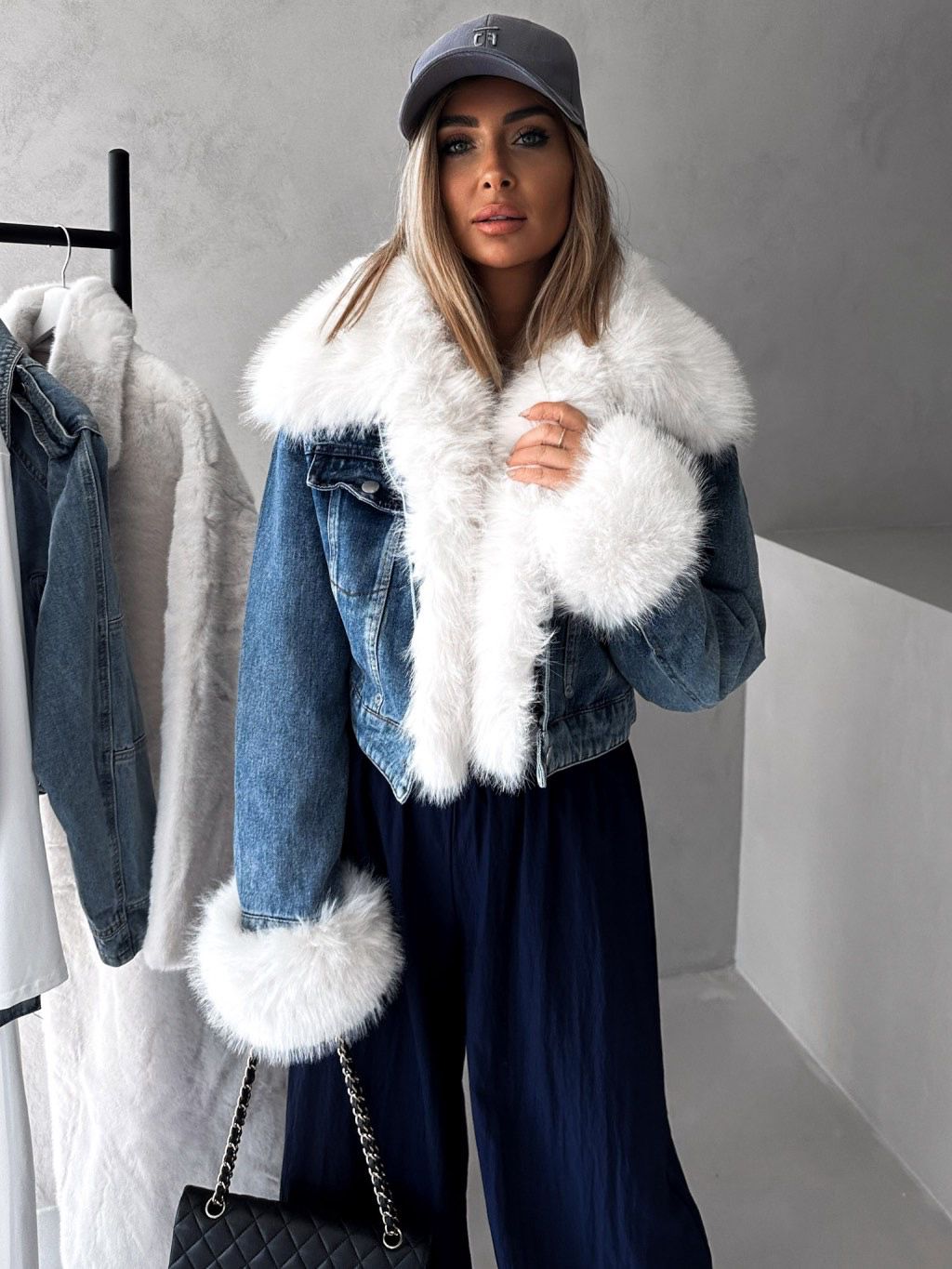 Дънково яке с пух