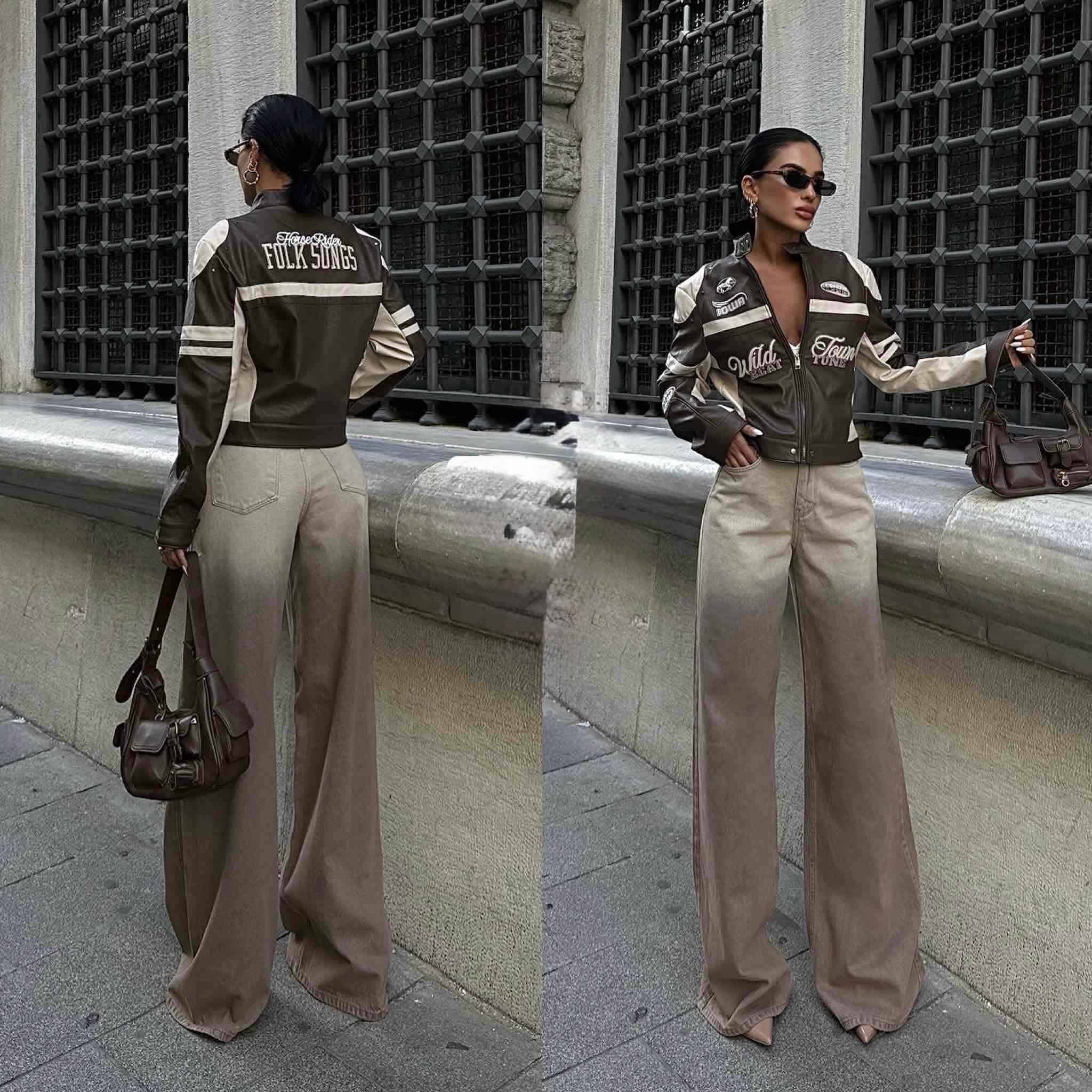 Дънки Браун Омбре